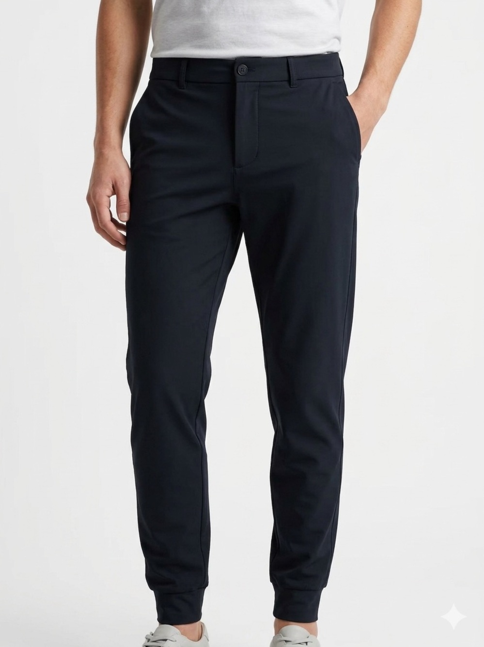 Greyson Montauk Performance Trouser Black 32 Quiet Luxury Sporty Prep